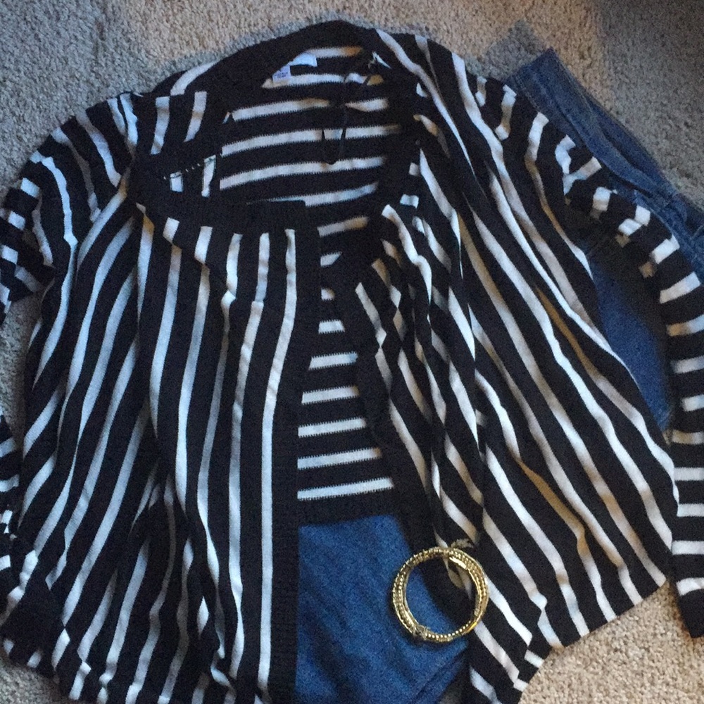 DKNY Asymmetrical Cardigan